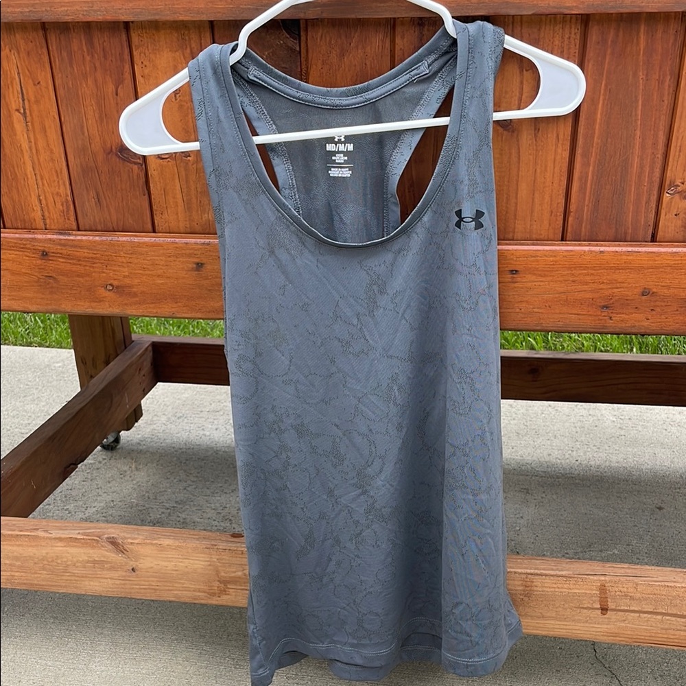 Under Armour Gray Performance Tank Top Moisture-Wicking